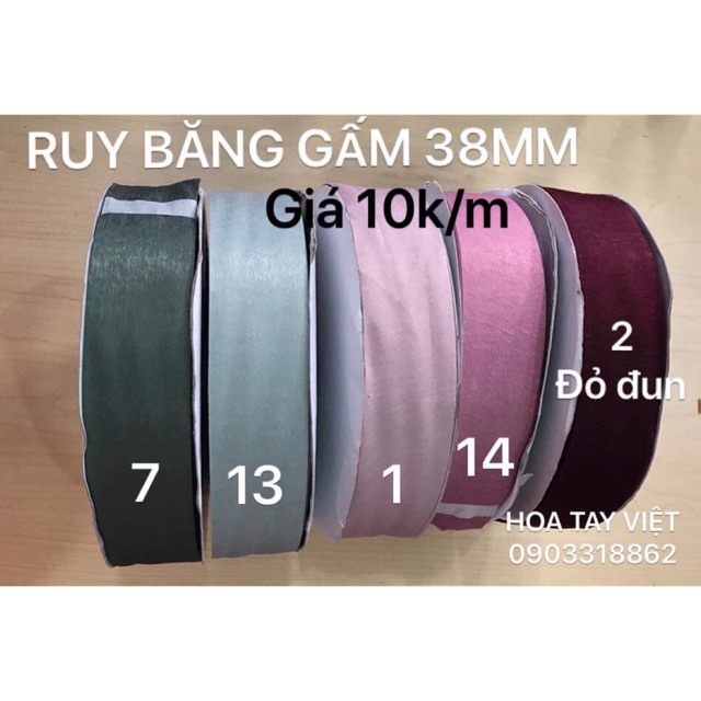 Ruy băng gấm 38mm