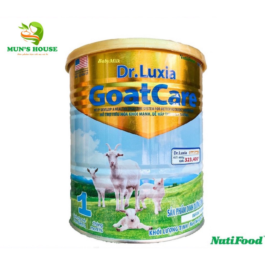 Sữa dê Dr Luxia Goatcare 1 (400gr,800gr)
