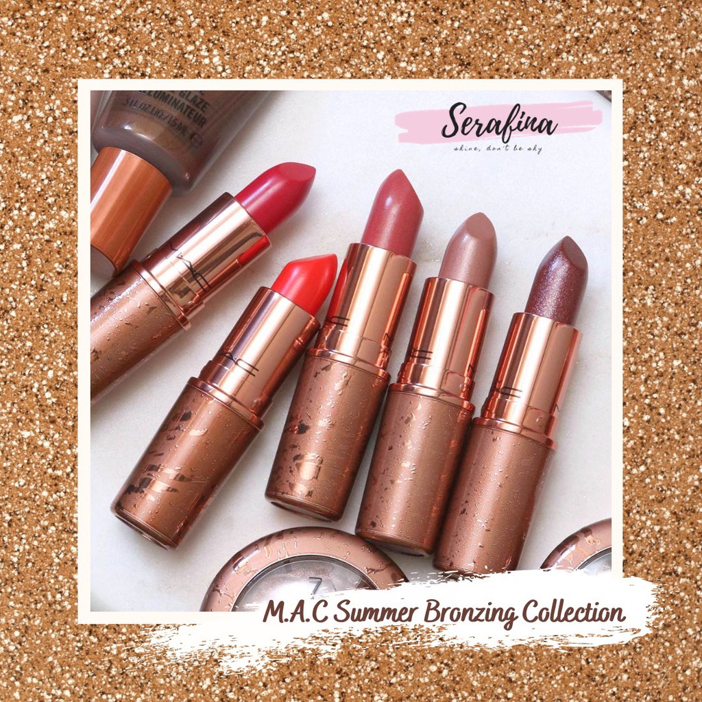 Son MAC SUMMER BRONZING COLLECTION 🌟 Cannes Do - Cam san hô, tông màu ấm [LIMITED EDITION]