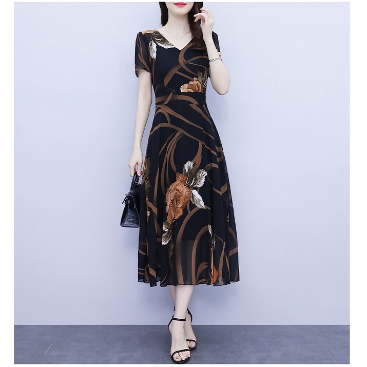 Đầm Trung Niên Maxi Sang Trọng Mùa Hè 2022 - Thương Hiệu Dori  - DP102