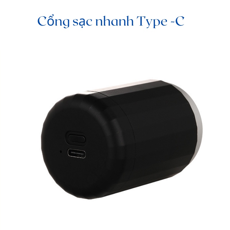 Máy Cạo Râu Mini Bugu Stardom BR-228 Ba Lưỡi Sát Chân Lông Sạc Nhanh Chống Nước