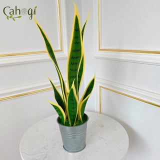 Cây Giả Trang Trí - Lá Lưỡi Hổ Nhựa (1 Lá)
