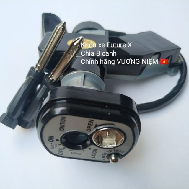 Khóa máy xe Future X chìa 8 cạnh chống trộm cao cấp chính hãng VƯƠNG NIỆM 🇻🇳