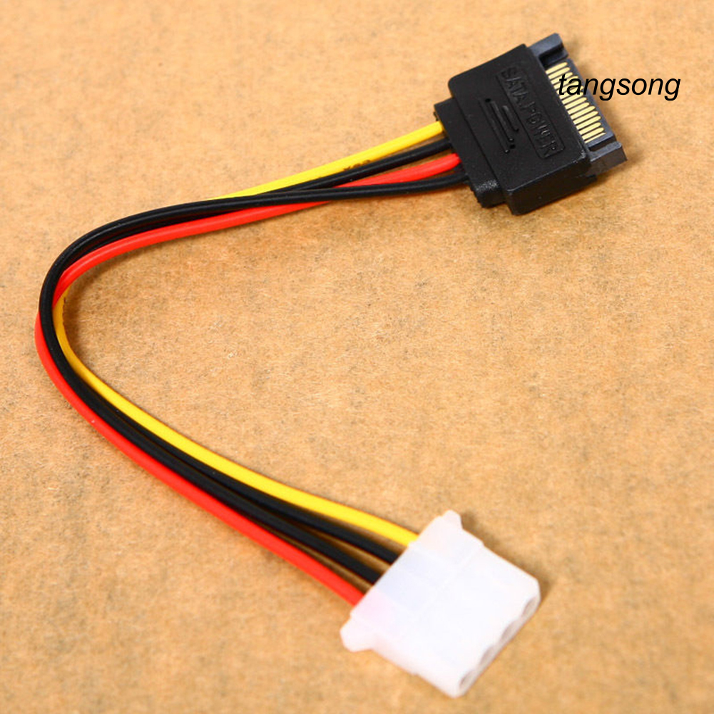 Dây Cáp Chuyển Đổi Ddbg 4-pin Male Sang Ide Sata 15-pin Female