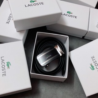 Nịt Lacoste gg viền sọc 2 cạnh bo góc - NN211