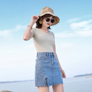 {CHÂN VÁY CÔNG SỞ BIGSIZE} Chân váy jean bigsize