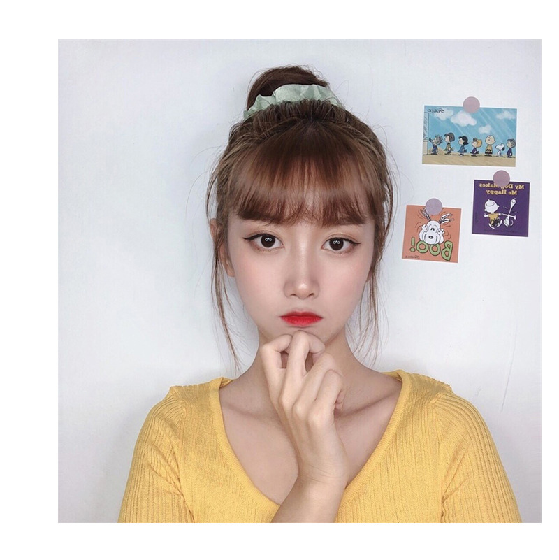 Dây Thun Buộc Tóc Dễ Thương Phong Cách Cổ Điển Dành Cho Nữ