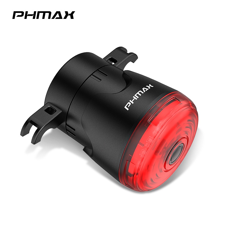 Đèn phanh thông minh PHMAX gắn đuôi xe đạp sạc USB tiện lợi