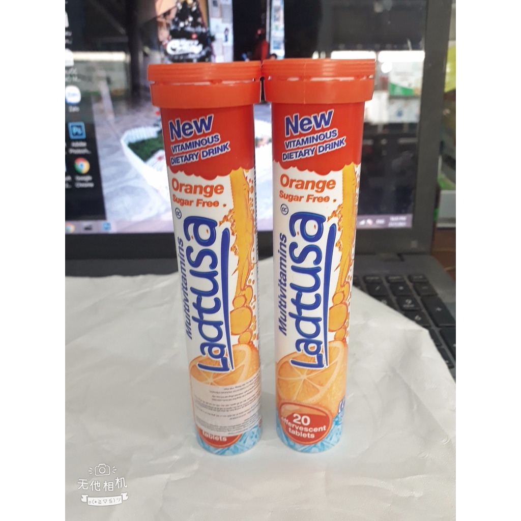 Vitamin C sủi LADTUSA, nhập khẩu Bungari, giúp bồi bổ cơ thể, tăng cường sức đề kháng, giảm mệt mỏi, suy nhược
