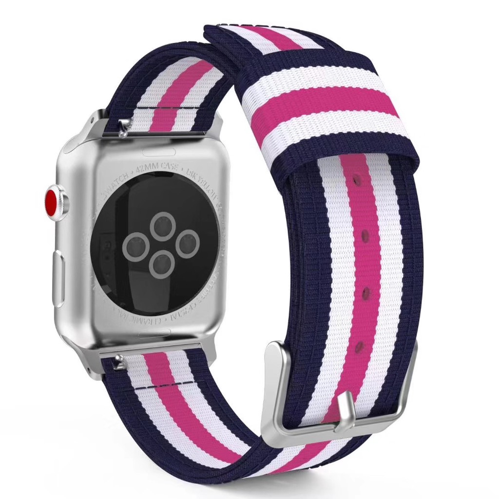 Dây đeo nylon dễ thương cho đồng hồ thông minh for Apple Watch Ultla Series 8/7/6 / SE / 5 / 4 / 3 / 2 / 1 38mm 40mm 42mm 44mm 41mm/45mm/49mm
