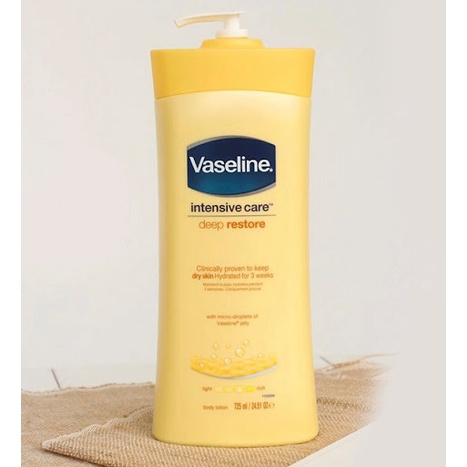 [CHÍNH HÃNG] Sữa Dưỡng Thể Vaseline Intensive Care Deep Restore 725ml- Thẩm thấu, bảo vệ da | BigBuy360 - bigbuy360.vn
