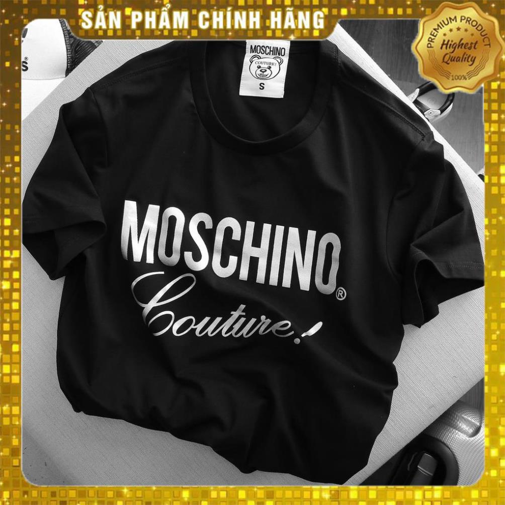 ÁO THUN NAM NỮ FROM RỘNG TAY NGẮN MOSCHINO