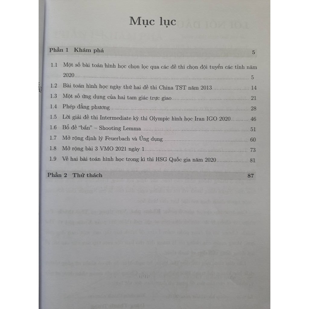 Sách - Chuyên Đề Đường Vào Hình Học Sơ Cấp - Tập 1