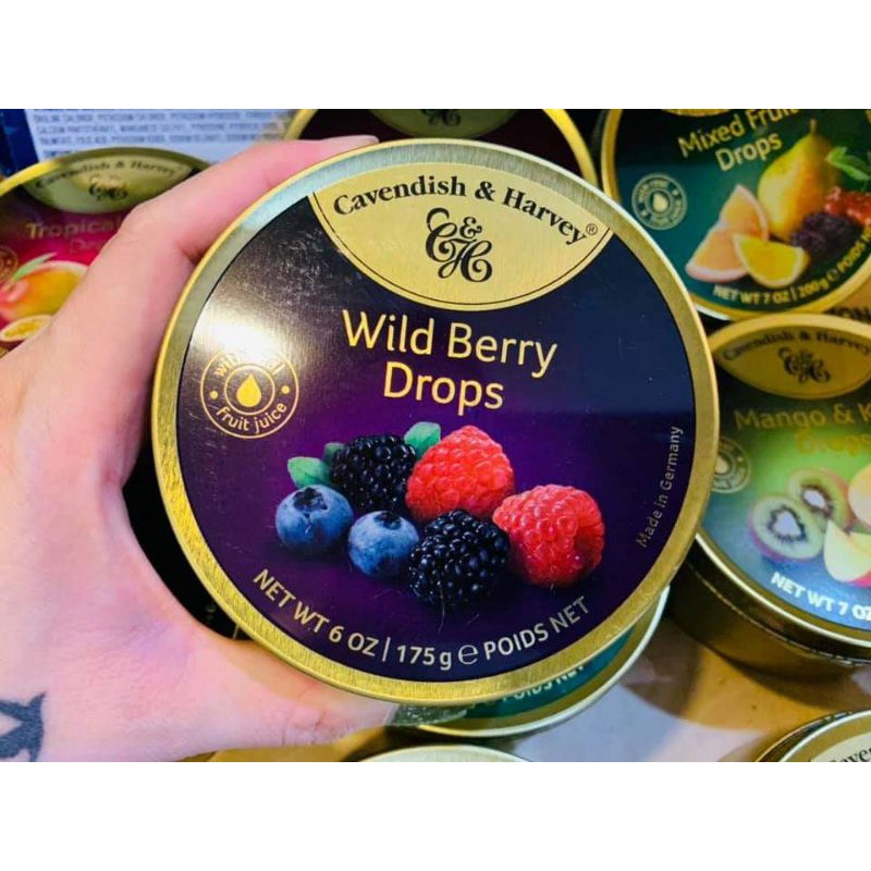 KẸO TRÁI CÂY CAVENDISH & HARVEY 200GR - XUẤT XỨ ĐỨC.