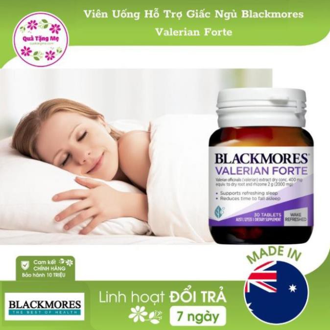 Viên Uống Hỗ Trợ Giấc Ngủ Blackmores Valerian Forte