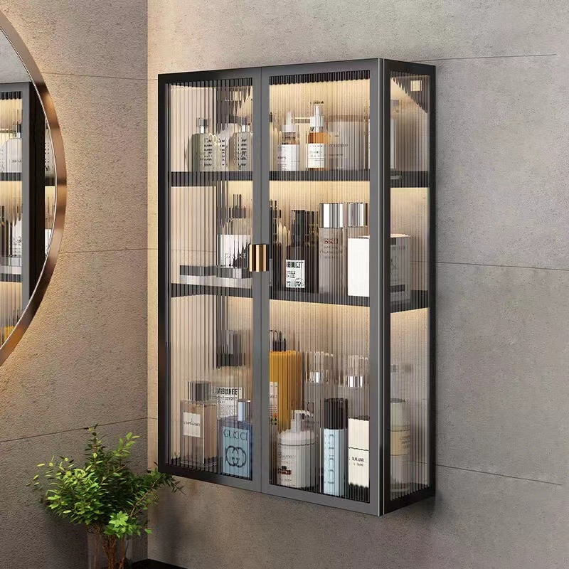 Kệ Nhà Tắm Nhà Bếp Đựng Mỹ Phẩm/ Đồ gia vị Acrylic Treo tường Tiện Dụng