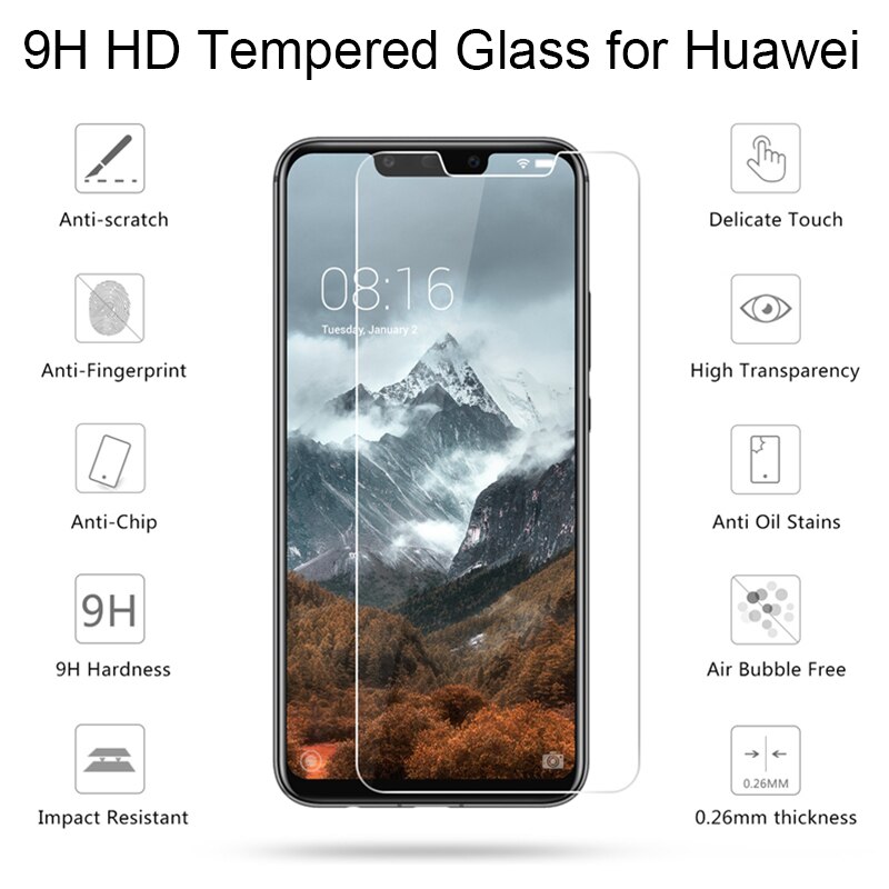 Kính Cường Lực Chống Trầy Hd Huawei Y6P Y7P Nova 7i 7se 5t 3i 2i Y9S Y6S Y9 Prime Y9 2019 P20 P30 P40 Pro