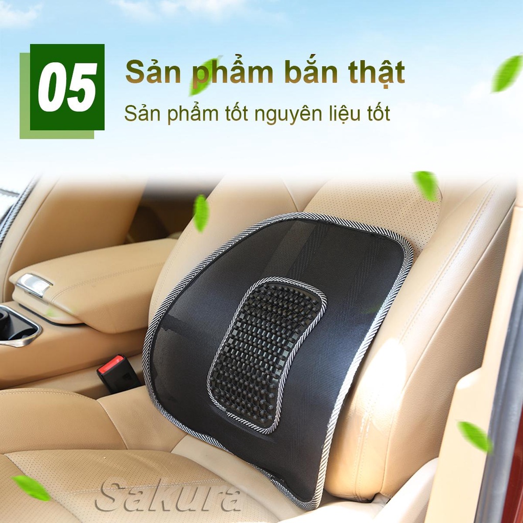 [HCM]38*40*15CM Tấm Lưới Đệm Massage Tựa Lưng Chống Nóng Ô Tô Và Văn Phòng S（Kích thước nhỏ-[AMYKS-S]