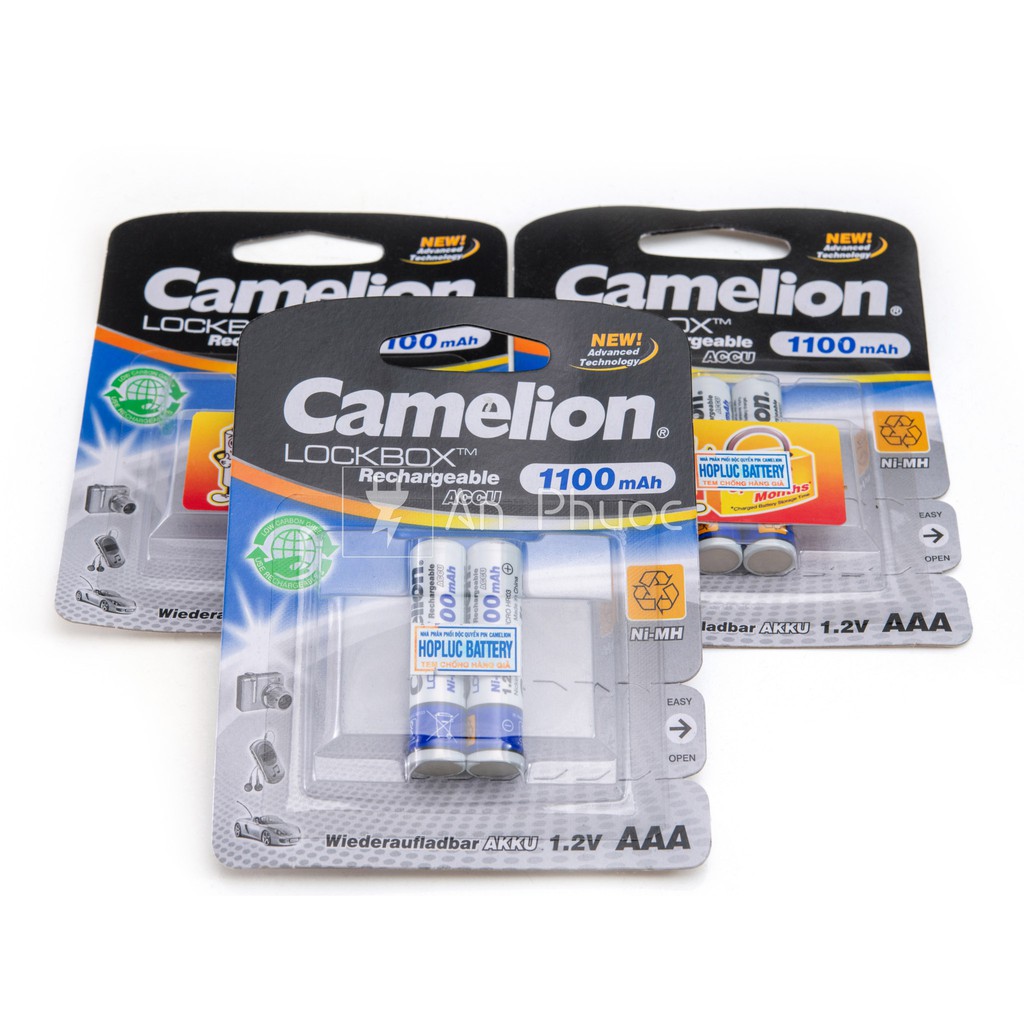 Pin tiểu đũa sạc AAA Camelion HR03 Ni-MH 1100mAh