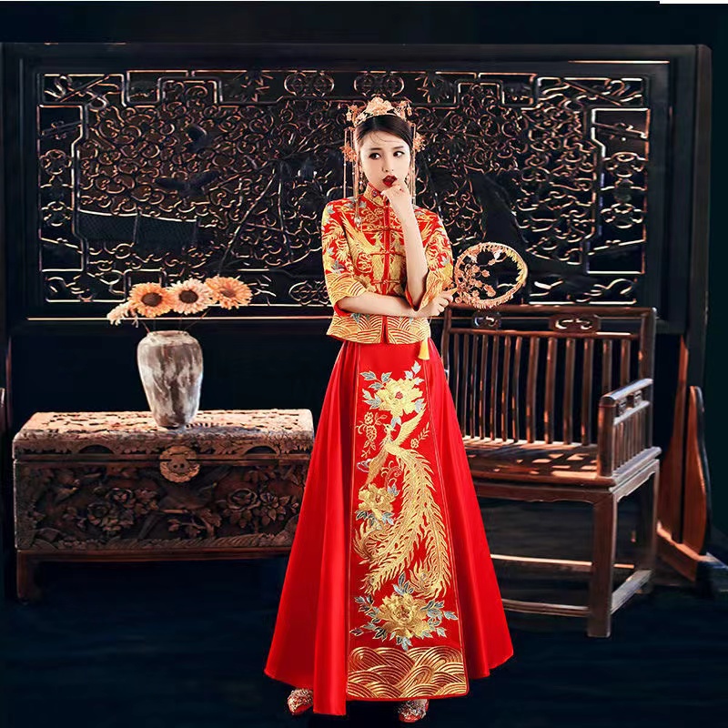 Đầm Cưới Trung Hoa plus size 2022