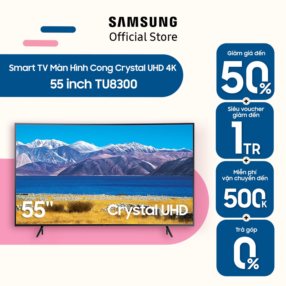 [Lưu Sam8 - 1Tr Và Elss1Tr - 5%] Smart Tivi Samsung Màn...