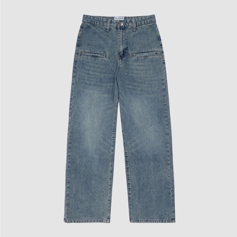 Quần jeans dáng suông Selected Popock Wide-leg Jeans