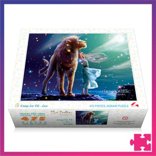 Tranh xếp hình cung hoàng đạo 475 mảnh - Sư Tử