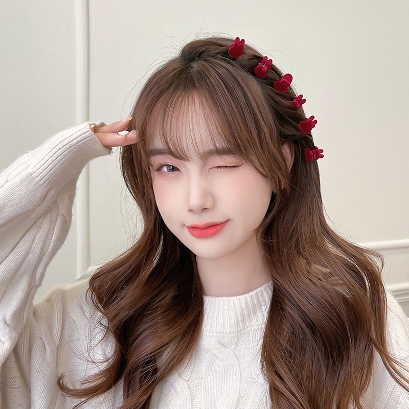 Kẹp Tóc Nữ Hình Trái Tim Đáng Yêu