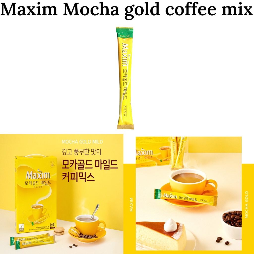 10 Gói cà phê hòa tan MAXIM nhiều loại tùy chọn