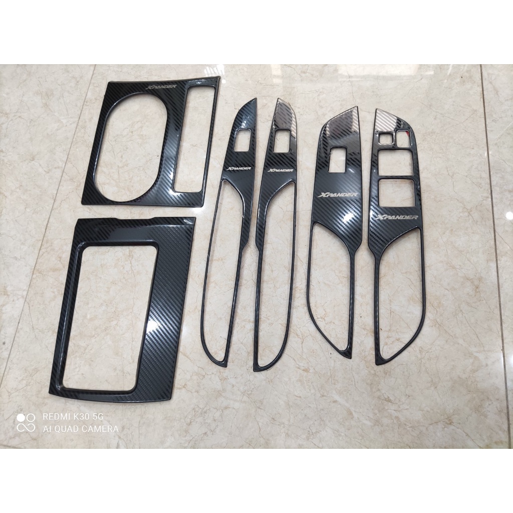 Ốp Nội Thất Vân Carbon, Vân Gỗ, Vân Đá Cho Xe Xpander 2018 2019 2020 2021-2023