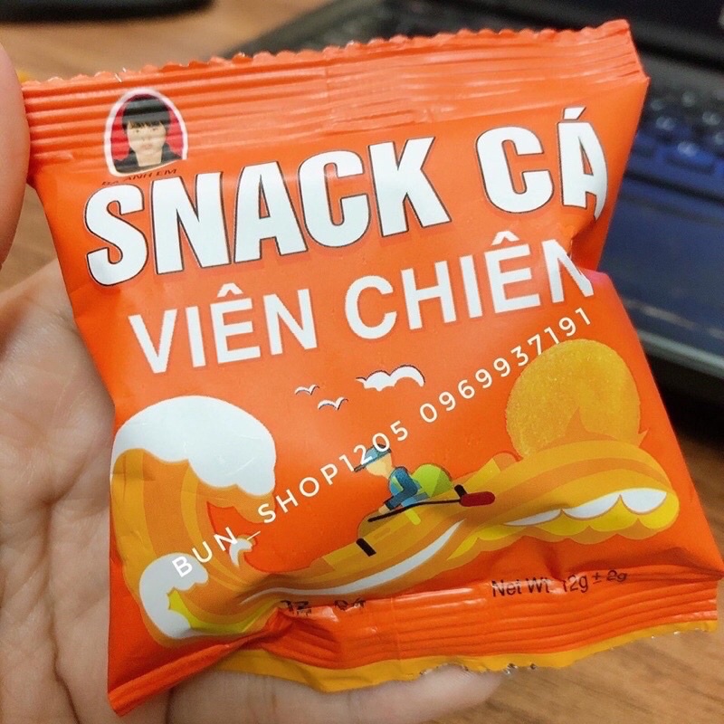 Snack cá viên chiên