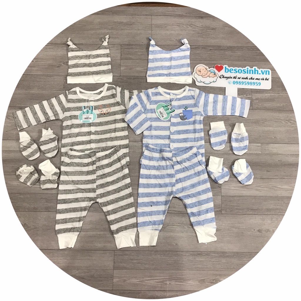 Set quần áo bamboo littelove mẫu mới cotton