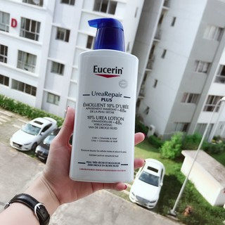Kem dưỡng da khô Eucerin UreaRepair Plus 10% Urea Lotion 400ml