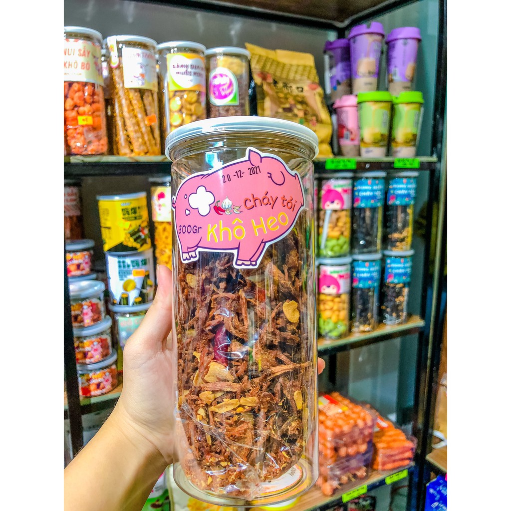 300G Hũ Khô Heo Cháy Tỏi | Hàng chất thượng hạng - Mèo Ăn Vặt | BigBuy360 - bigbuy360.vn