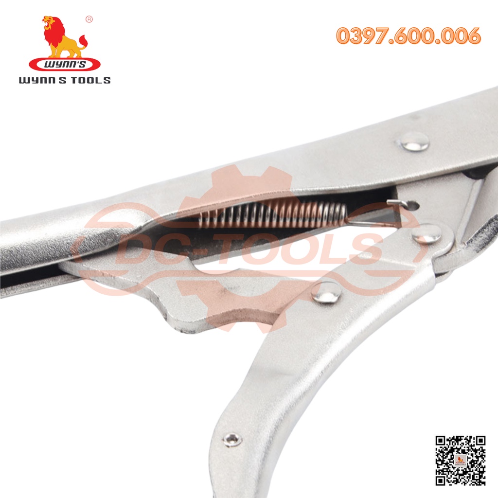 KÌM CHẾT TRẮNG 250mm WR10 WYNN'S CRÔM SÁNG BÓNG, CỨNG CHẮC DC-TOOLS