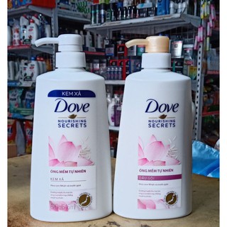 COMBO BỘ GỘI XẢ DOVE THIÊN NHIÊN 640G