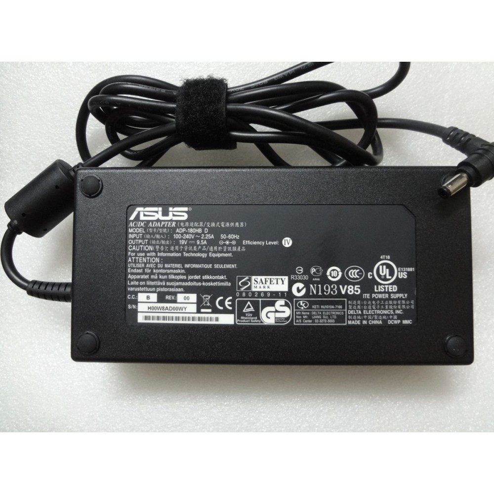 (ADAPTER) SẠC LAPTOP ASUS 19V-9.5A (180W) (Đầu thường) kích thước đầu ghim (5.5 x 2.5 mm)