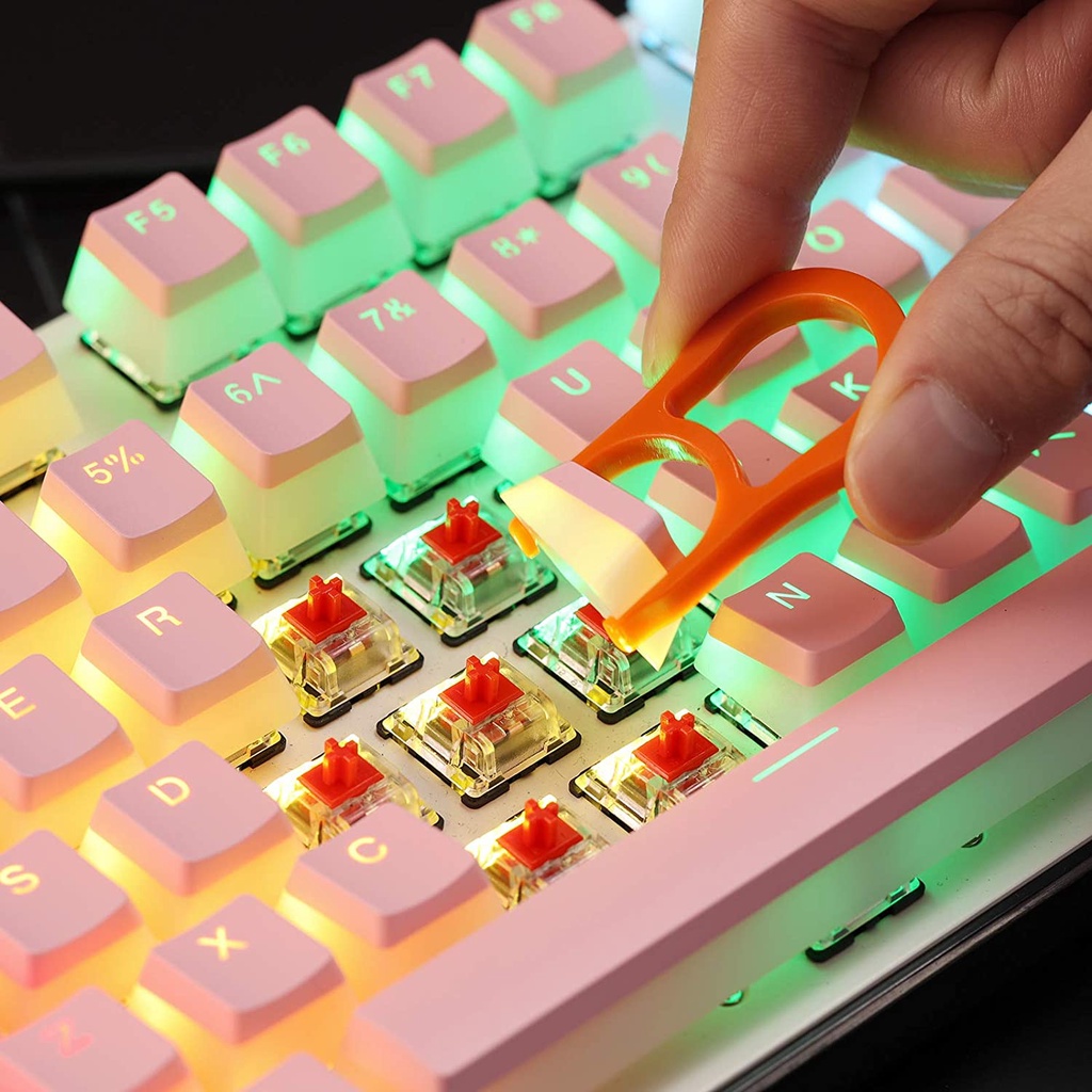 Pudding Keycap mới Cấu hình OEM Chất liệu PBT Truyền ánh sáng RGB Bàn phím cơ học Keycaps 114 Phím