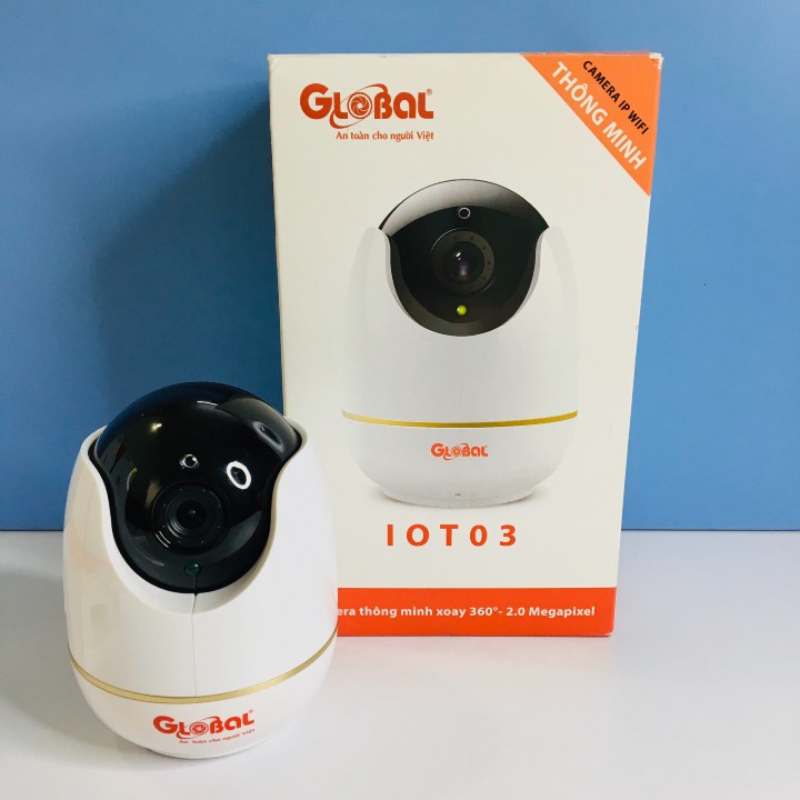 Camera IP Wifi Global IOT-03 2.0Mp 1080p Có Báo Động, Quay Quét 360 Độ