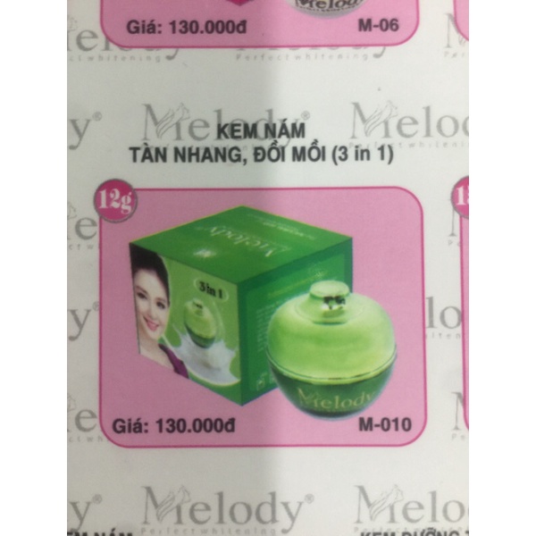 Kem Melody Nám Tan Nhang Đồi Mồi 12g