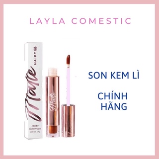 Son ha:py minigarden siêu lỳ -son hapy mini garden matte lipstick - son kem lỳ hapy chính hãng- layla