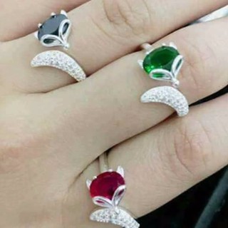 Nhẫn bạc Hồ Ly đuôi dài
