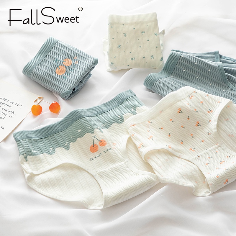 Quần lót FallSweet bằng cotton mềm mại thoải mái gợi cảm dành cho nữ