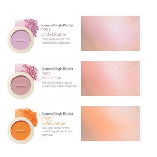 Phấn Má Hồng The Saem Saemmul Single Blusher