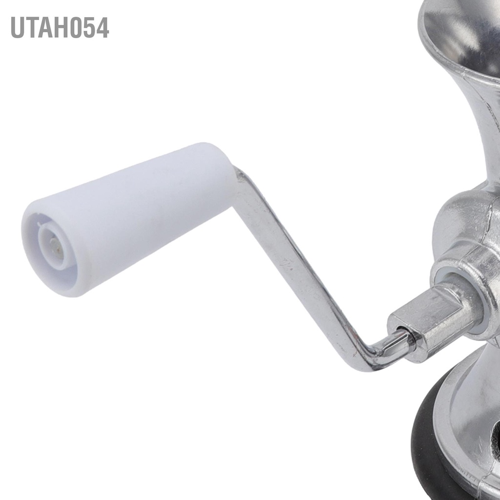 Utah054 Máy xay thịt bằng tay bạc Loại cốc hút hợp kim nhôm chiết rót xúc xích cho nhà bếp
