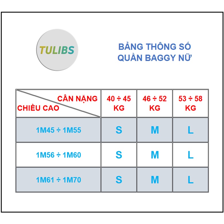 Quần jean baggy nữ ống suông cạp cao hàn quốc gấp lai cách điệu Tulibs BG5059