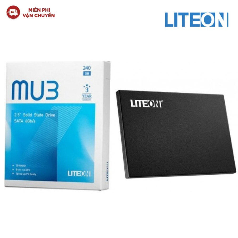 Ổ cứng SSD LITEON MU3 240GB 2.5&quot; SATA PH6-CE240-G