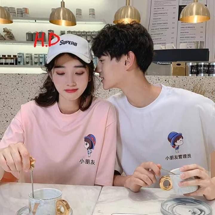 Áo đôi logo siêu xinh