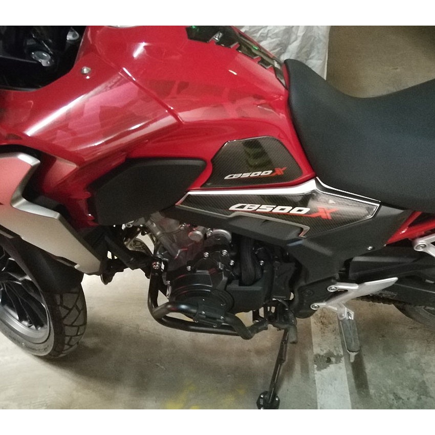Miếng dán xương cá bình xăng xe máy chống trượt trang trí cho Honda CB500X 19-21