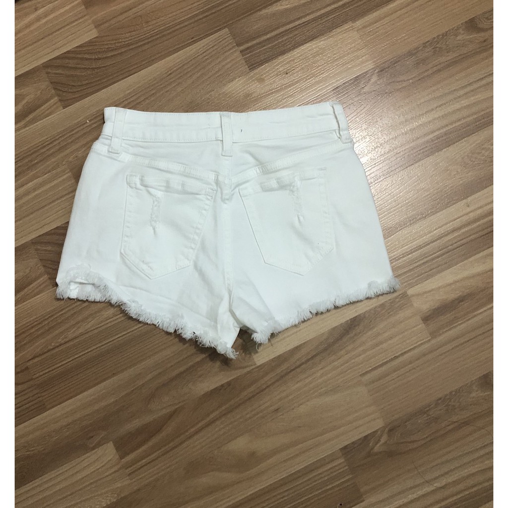 Quần short trắng Angle Kss xuất xịn